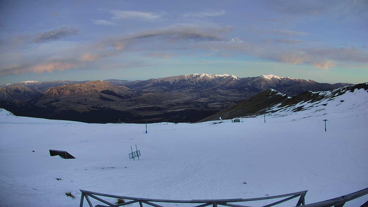 Mt Cheeseman Cockayne Face snow cam captured at 15 September 2026 at 6:48 pm NZST