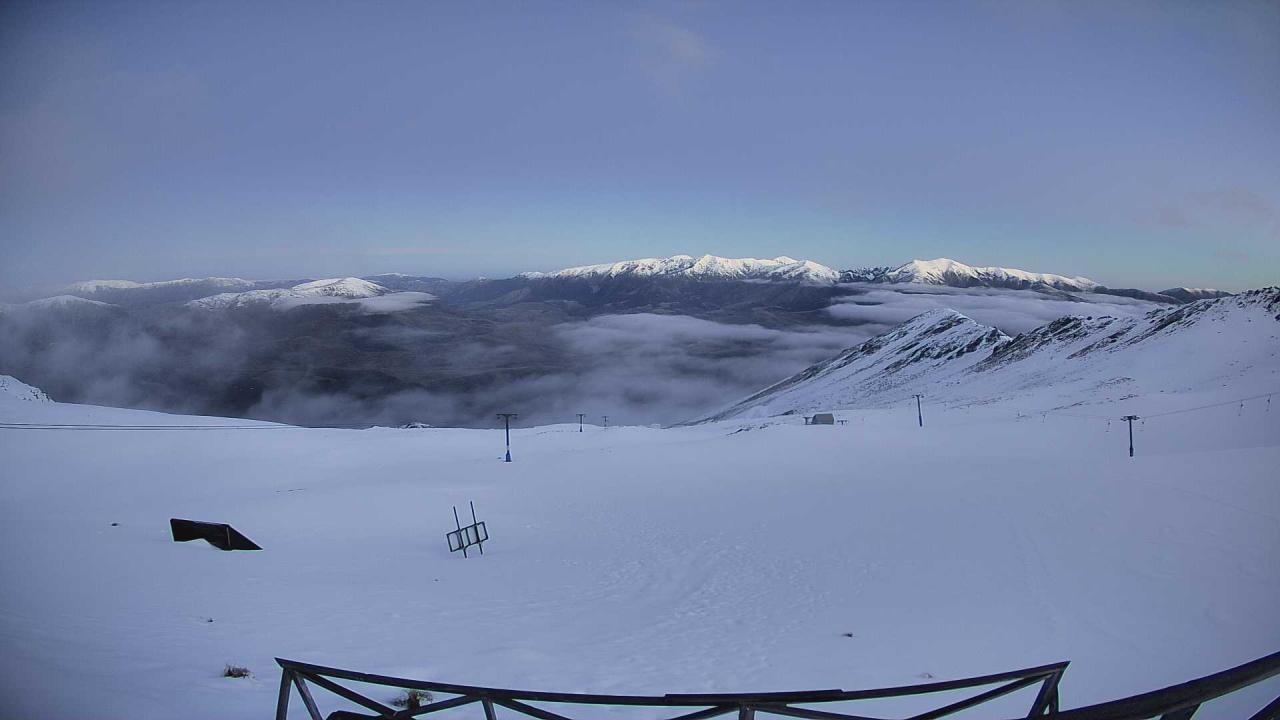 Mt Cheeseman Cockayne Face snow cam captured at 17 September 2026 at 6:48 pm NZST