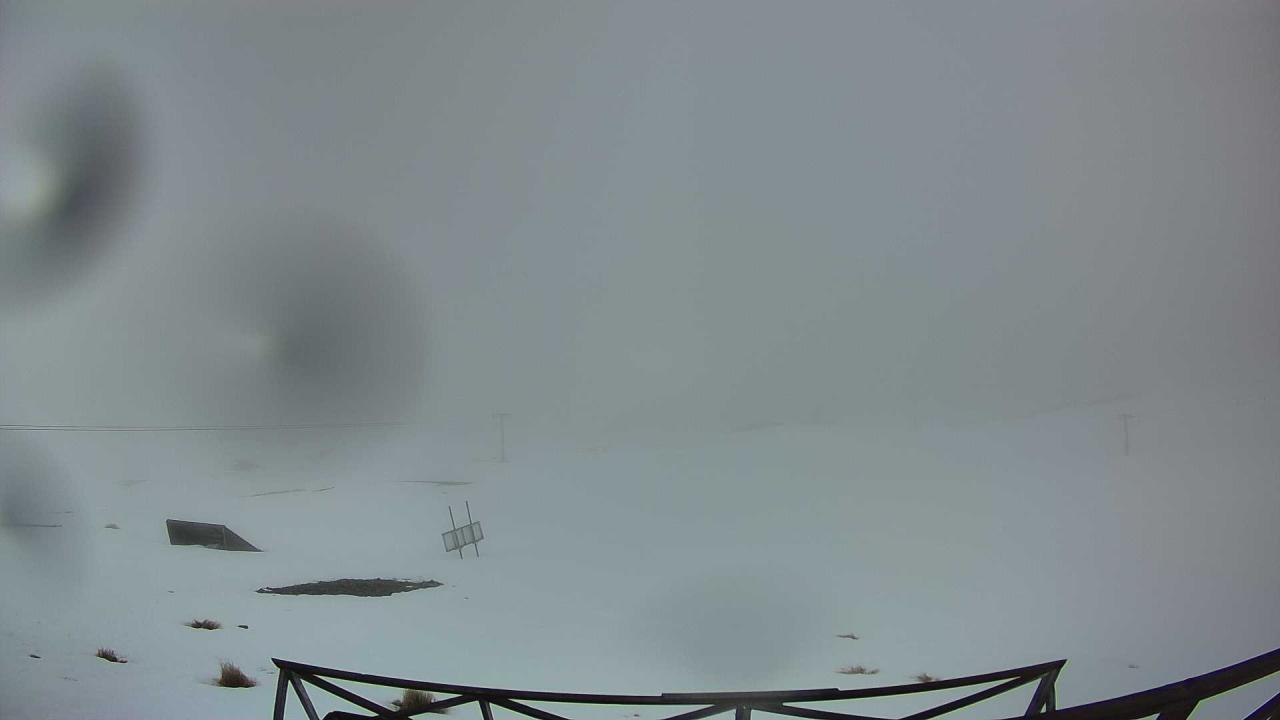 Mt Cheeseman Cockayne Face snow cam captured at 3 October 2026 at 7:05 pm NZDT
