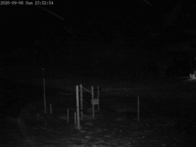 Mt Olympus Snowstake snow cam captured at 6 September 2026 at 11:45 pm NZST