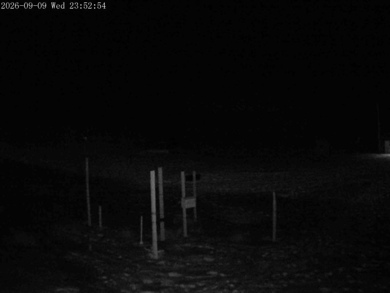 Mt Olympus Snowstake snow cam captured at 9 September 2026 at 11:48 pm NZST