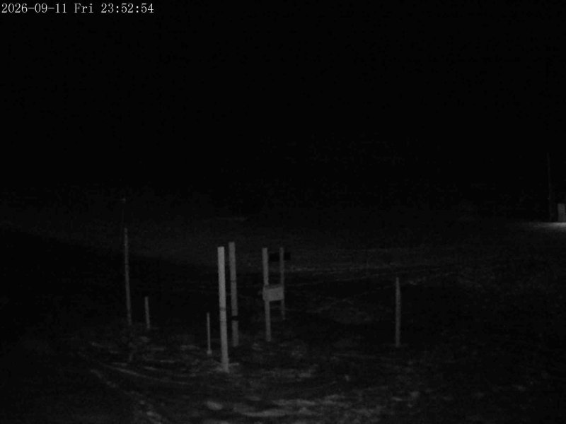 Mt Olympus Snowstake snow cam captured at 11 September 2026 at 11:50 pm NZST