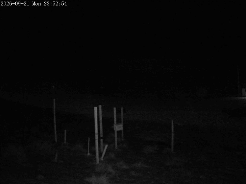 Mt Olympus Snowstake snow cam captured at 21 September 2026 at 11:49 pm NZST