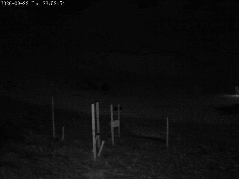 Mt Olympus Snowstake snow cam captured at 22 September 2026 at 11:48 pm NZST