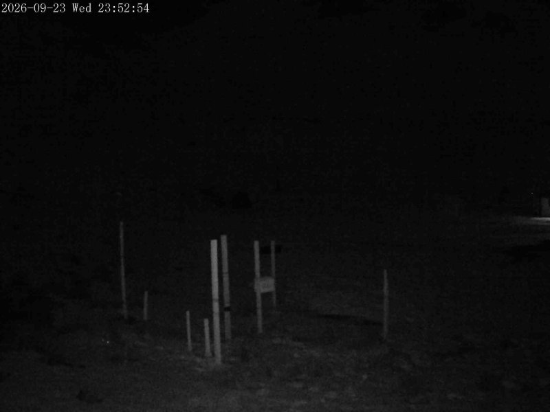 Mt Olympus Snowstake snow cam captured at 23 September 2026 at 11:50 pm NZST
