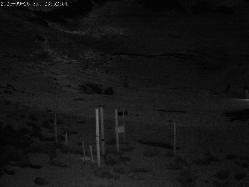 Mt Olympus Snowstake snow cam captured at 26 September 2026 at 11:55 pm NZST
