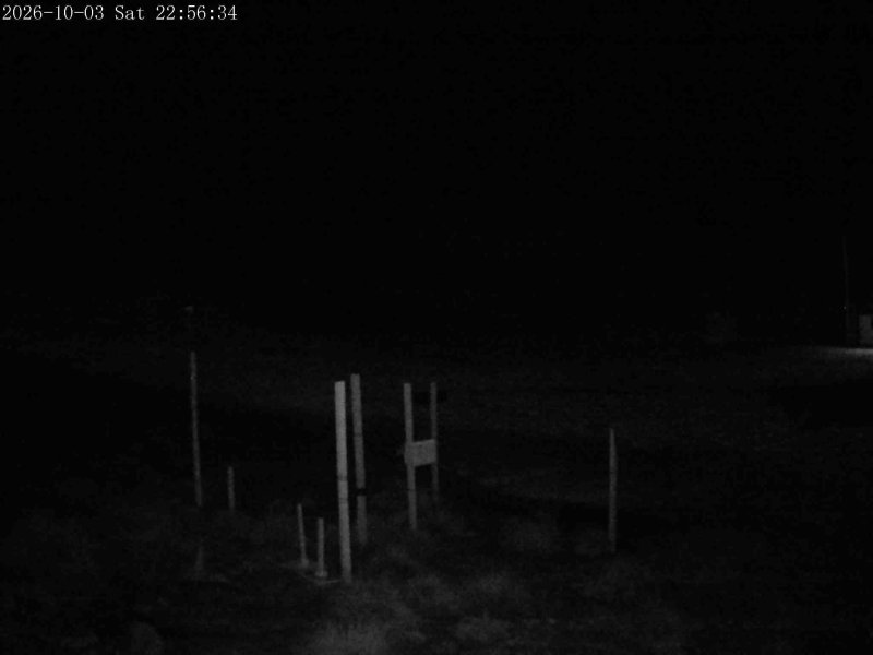 Mt Olympus Snowstake snow cam captured at 3 October 2026 at 11:45 pm NZDT