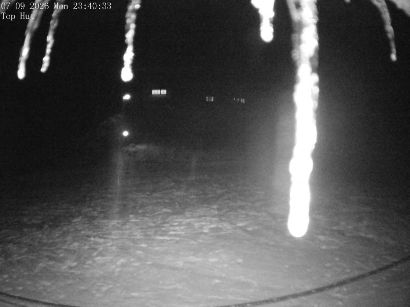 Mt Olympus Top Hut snow cam captured at 7 September 2026 at 11:48 pm NZST
