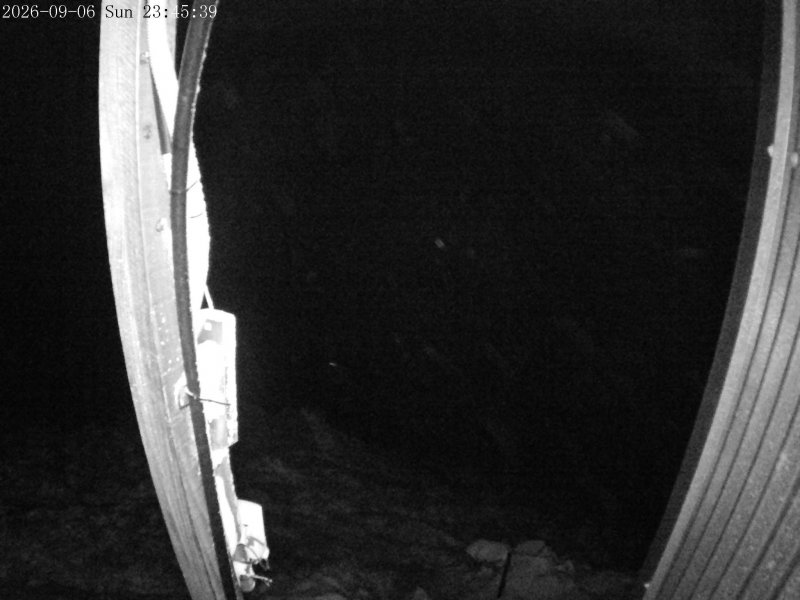 Mt Olympus Access snow cam captured at 6 September 2026 at 11:51 pm NZST