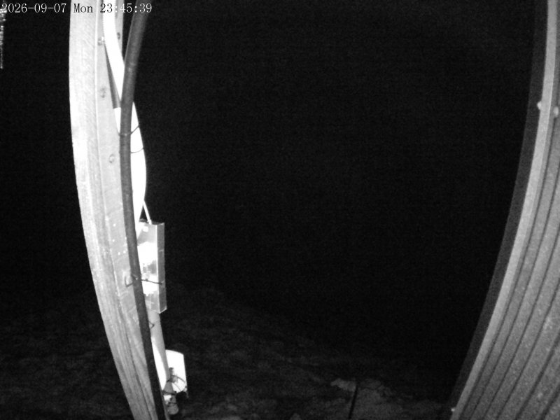 Mt Olympus Access snow cam captured at 7 September 2026 at 11:54 pm NZST