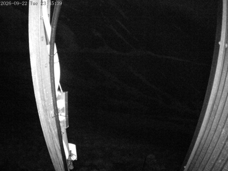 Mt Olympus Access snow cam captured at 22 September 2026 at 11:53 pm NZST