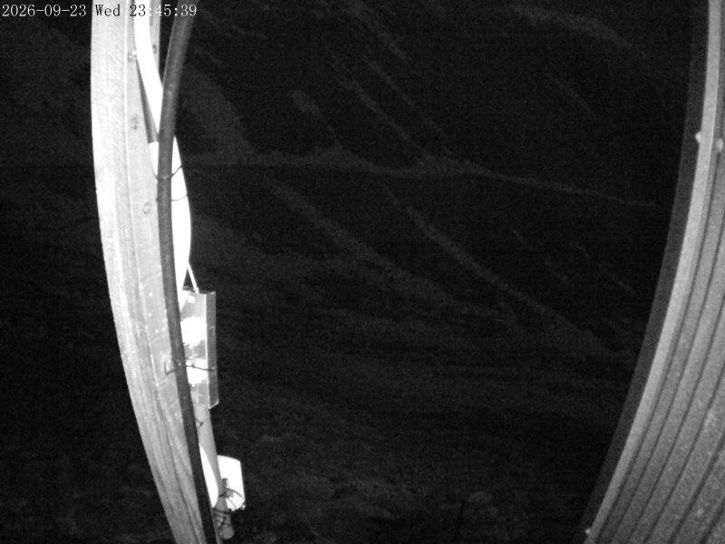 Mt Olympus Access snow cam captured at 23 September 2026 at 11:50 pm NZST