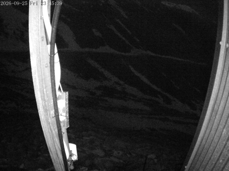 Mt Olympus Access snow cam captured at 25 September 2026 at 11:56 pm NZST