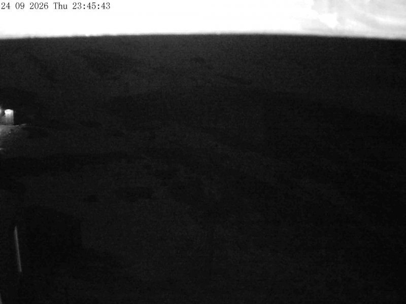 Mt Olympus Accessgate snow cam captured at 24 September 2026 at 11:56 pm NZST