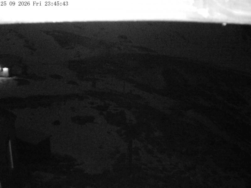 Mt Olympus Accessgate snow cam captured at 25 September 2026 at 11:50 pm NZST