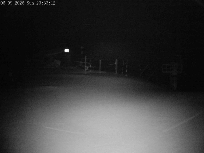 Mt Olympus Main Tow Top snow cam captured at 6 September 2026 at 11:39 pm NZST