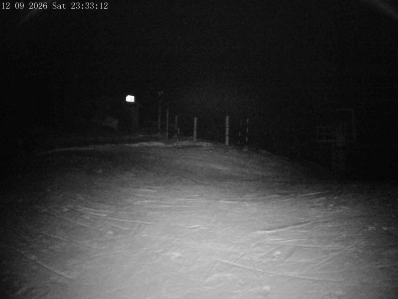 Mt Olympus Main Tow Top snow cam captured at 12 September 2026 at 11:37 pm NZST