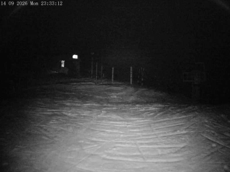 Mt Olympus Main Tow Top snow cam captured at 14 September 2026 at 11:39 pm NZST