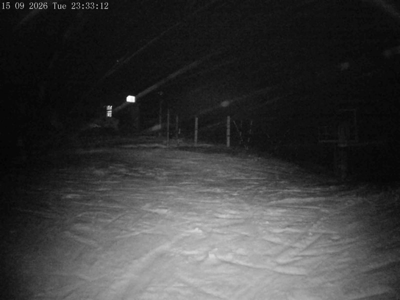 Mt Olympus Main Tow Top snow cam captured at 15 September 2026 at 11:39 pm NZST