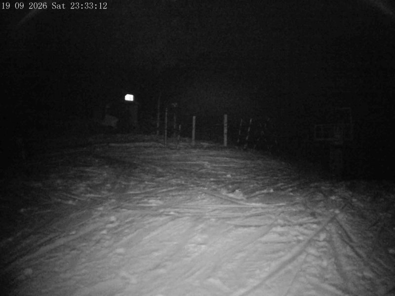 Mt Olympus Main Tow Top snow cam captured at 19 September 2026 at 11:37 pm NZST