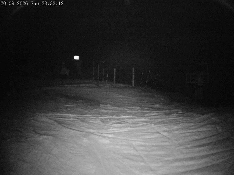 Mt Olympus Main Tow Top snow cam captured at 20 September 2026 at 11:37 pm NZST