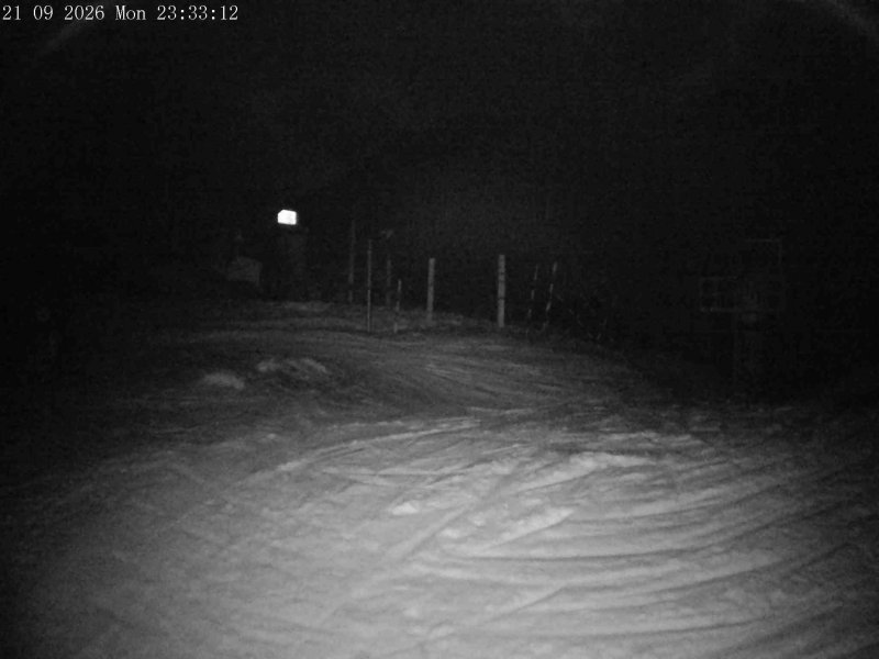 Mt Olympus Main Tow Top snow cam captured at 21 September 2026 at 11:36 pm NZST