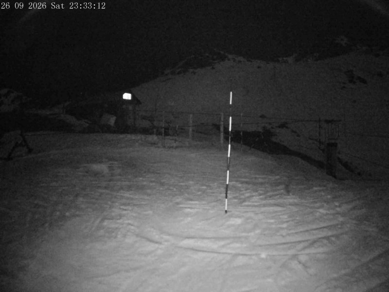 Mt Olympus Main Tow Top snow cam captured at 26 September 2026 at 11:38 pm NZST