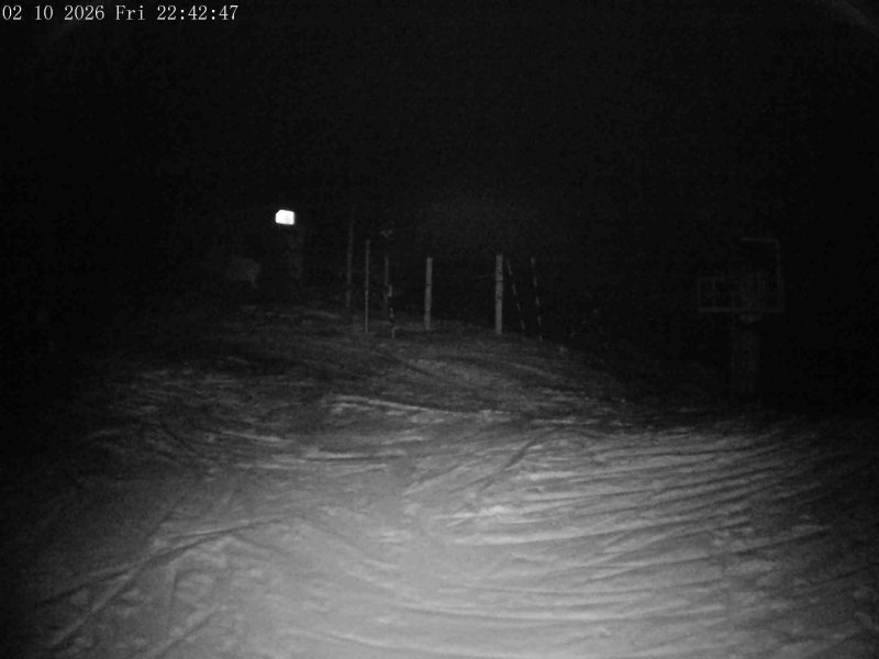Mt Olympus Main Tow Top snow cam captured at 2 October 2026 at 11:48 pm NZDT