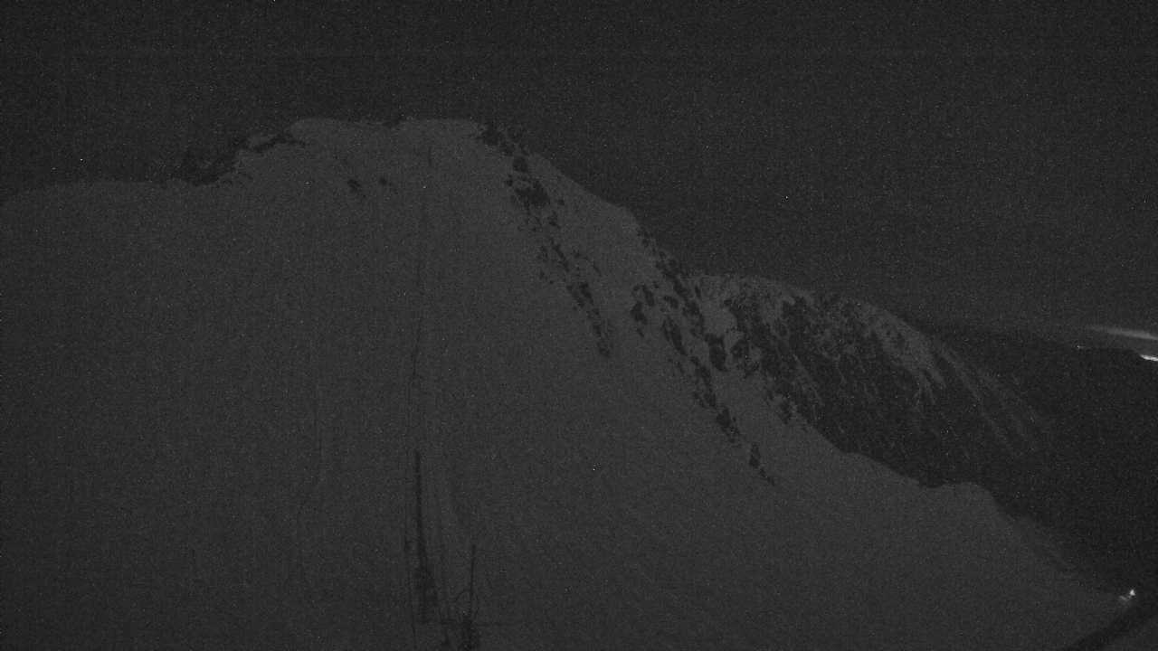 Broken River Ridgeline snow cam captured at 18 September 2026 at 7:54 pm NZST
