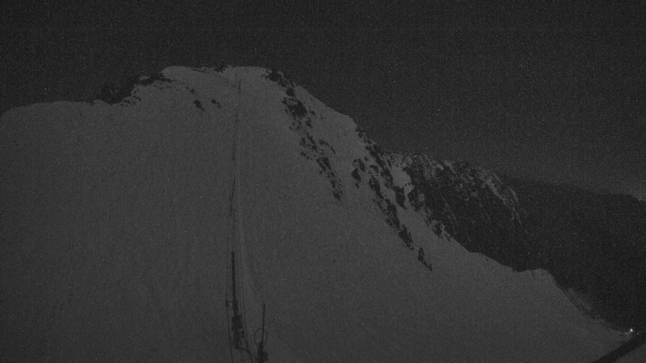 Broken River Ridgeline snow cam captured at 20 September 2026 at 8:00 pm NZST