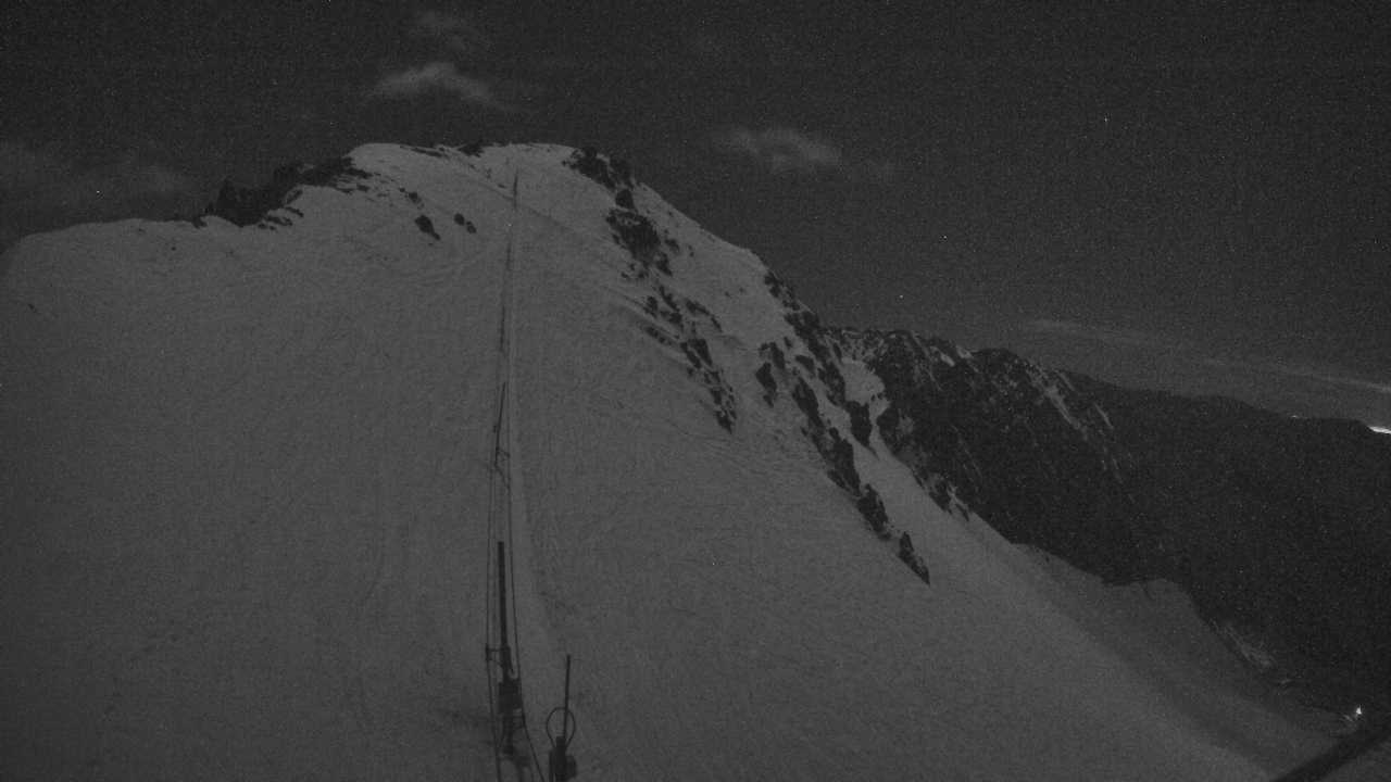 Broken River Ridgeline snow cam captured at 22 September 2026 at 7:59 pm NZST