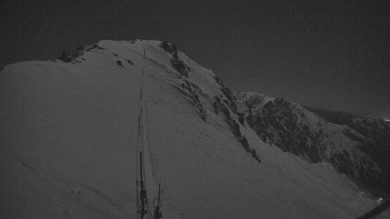 Broken River Ridgeline snow cam captured at 23 September 2026 at 7:48 pm NZST