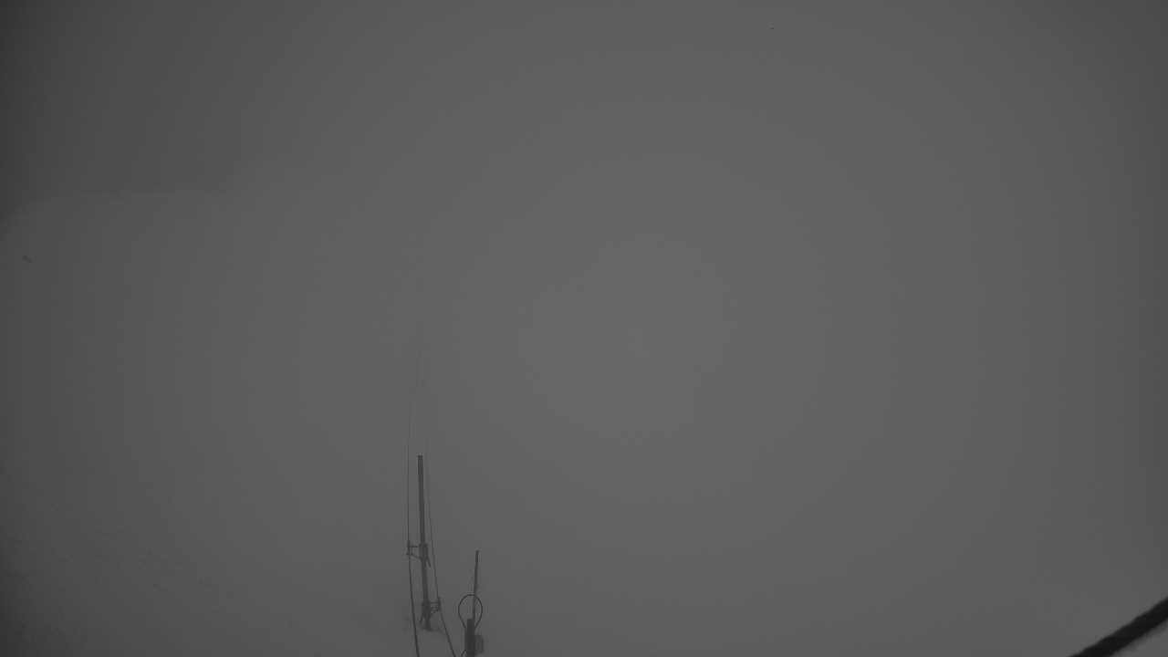Broken River Ridgeline snow cam captured at 3 October 2026 at 8:03 pm NZDT