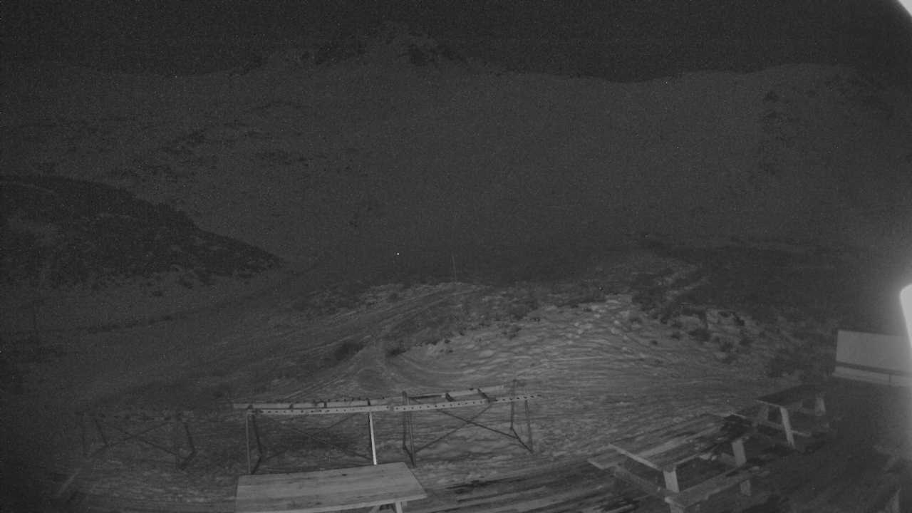 Broken River Palmer 1 snow cam captured at 18 September 2026 at 7:54 pm NZST