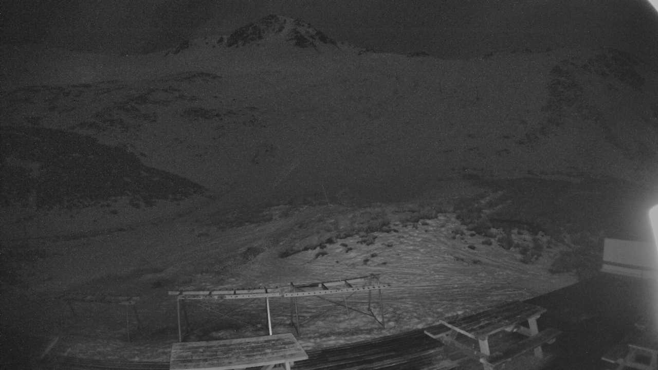 Broken River Palmer 1 snow cam captured at 19 September 2026 at 7:54 pm NZST