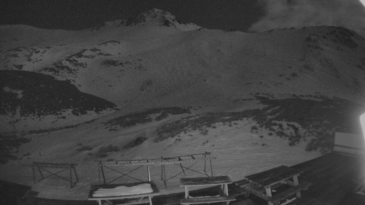 Broken River Palmer 1 snow cam captured at 25 September 2026 at 7:52 pm NZST