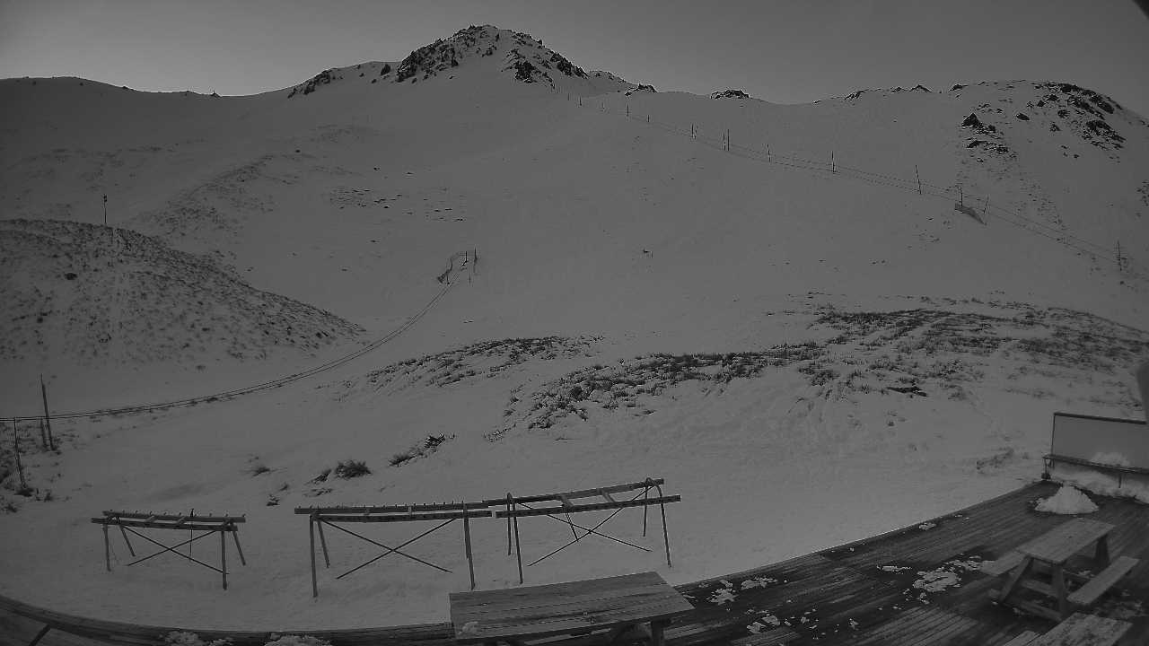 Broken River Palmer 1 snow cam captured at 28 September 2026 at 8:00 pm NZDT