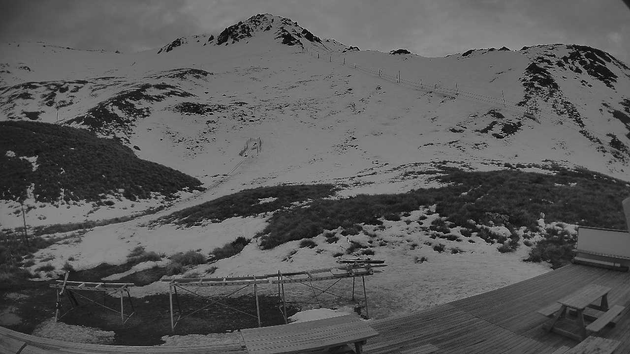Broken River Palmer 1 snow cam captured at 2 October 2026 at 7:54 pm NZDT