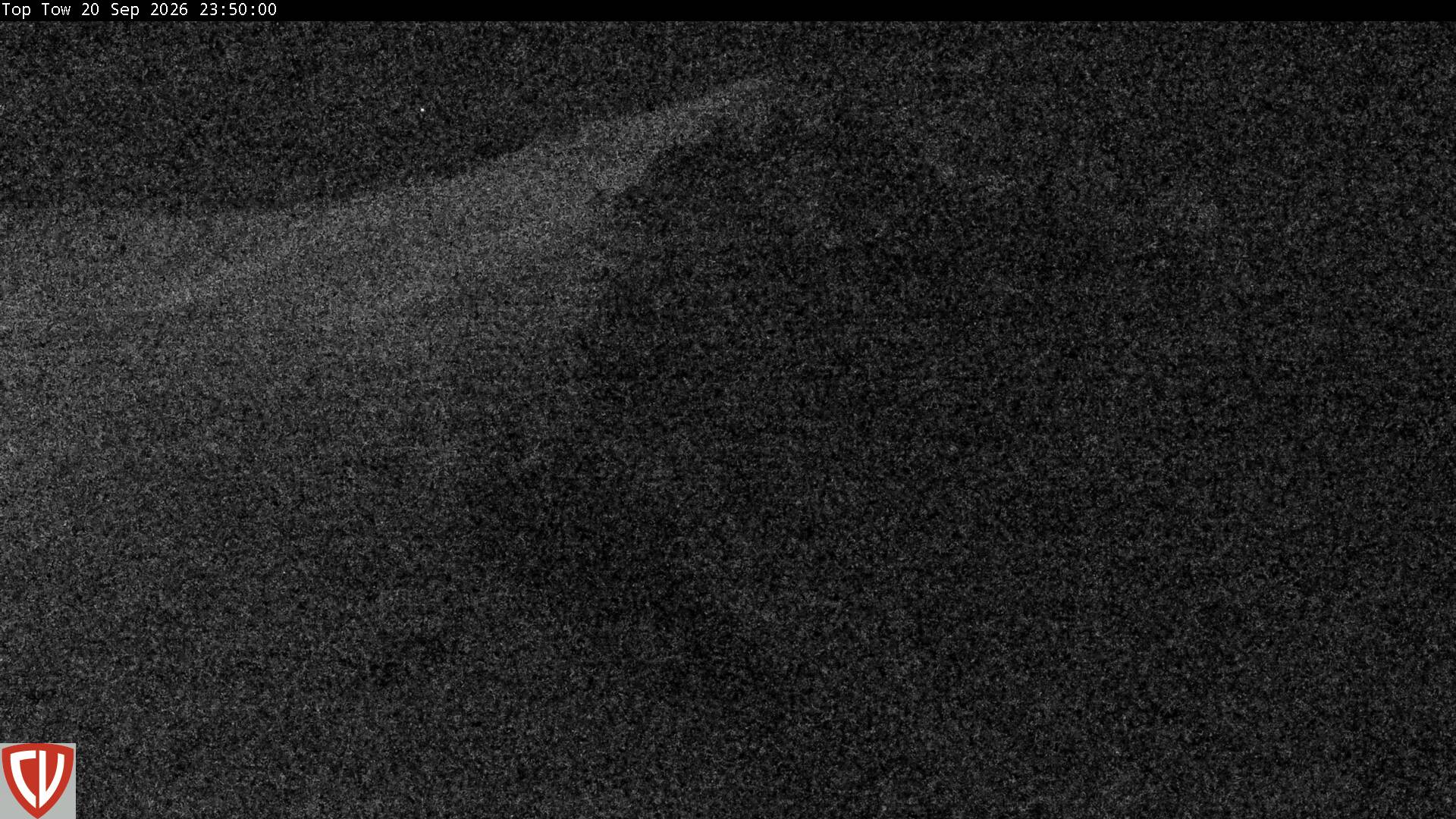 Craigieburn Valley Tow Line snow cam captured at 20 September 2026 at 11:52 pm NZST