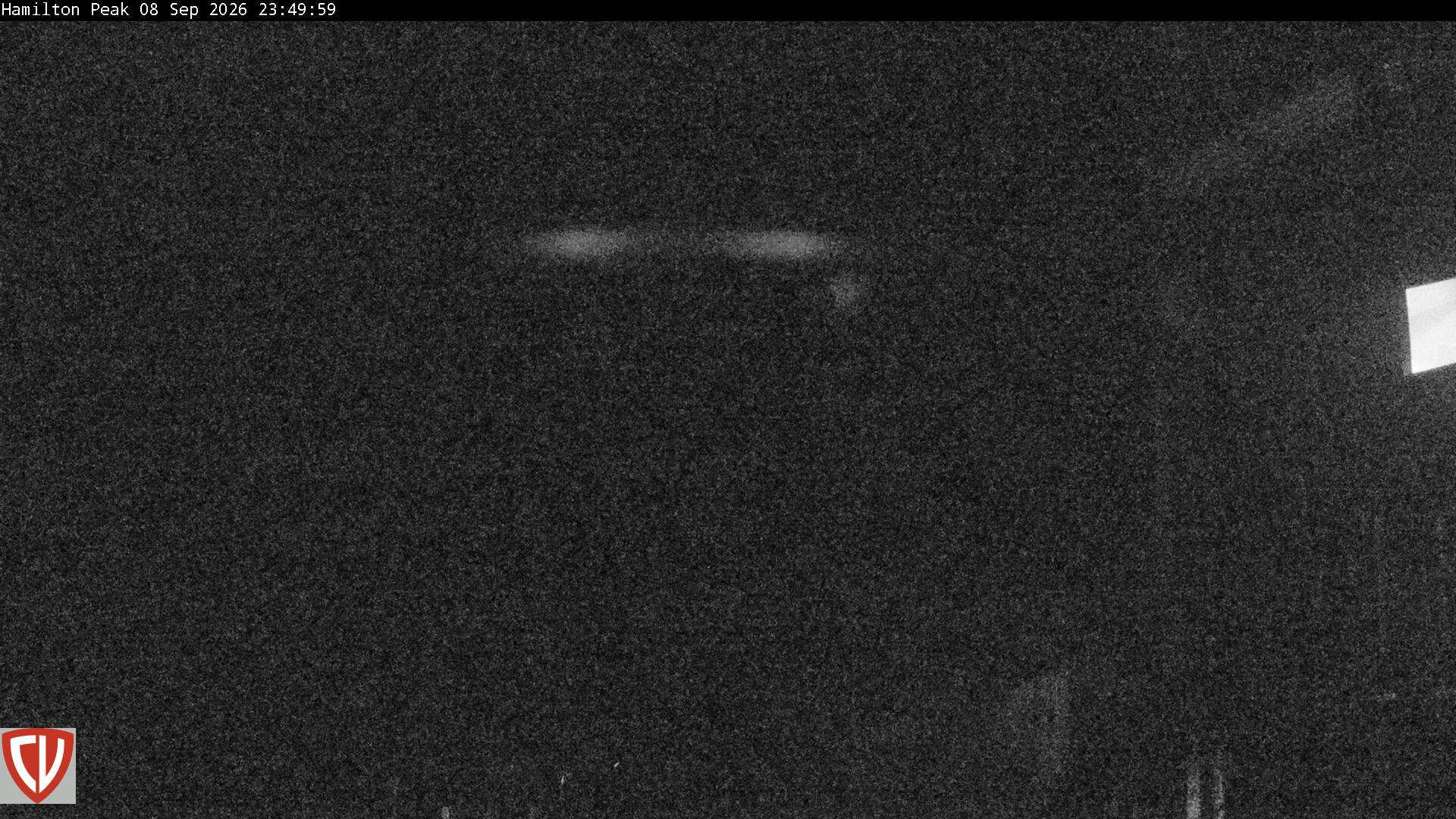 Craigieburn Valley Ngahere snow cam captured at 8 September 2026 at 11:54 pm NZST