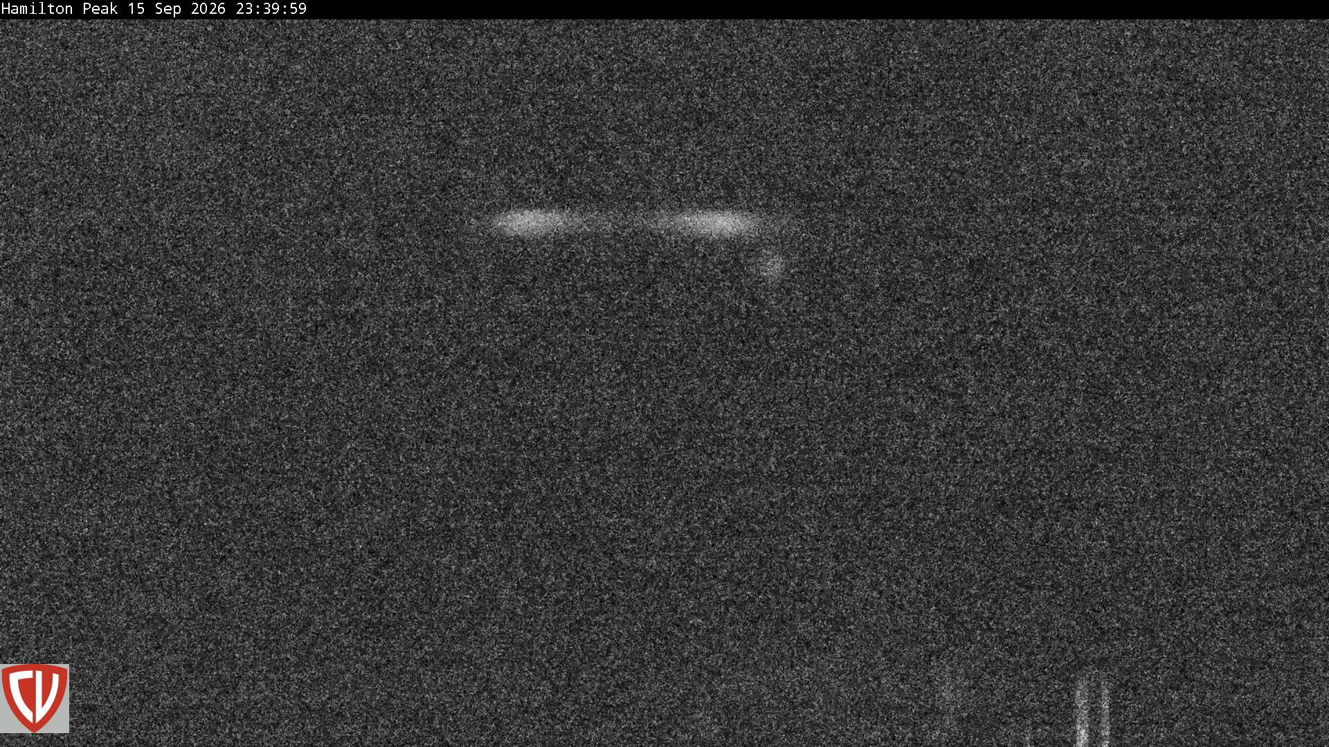Craigieburn Valley Ngahere snow cam captured at 15 September 2026 at 11:45 pm NZST