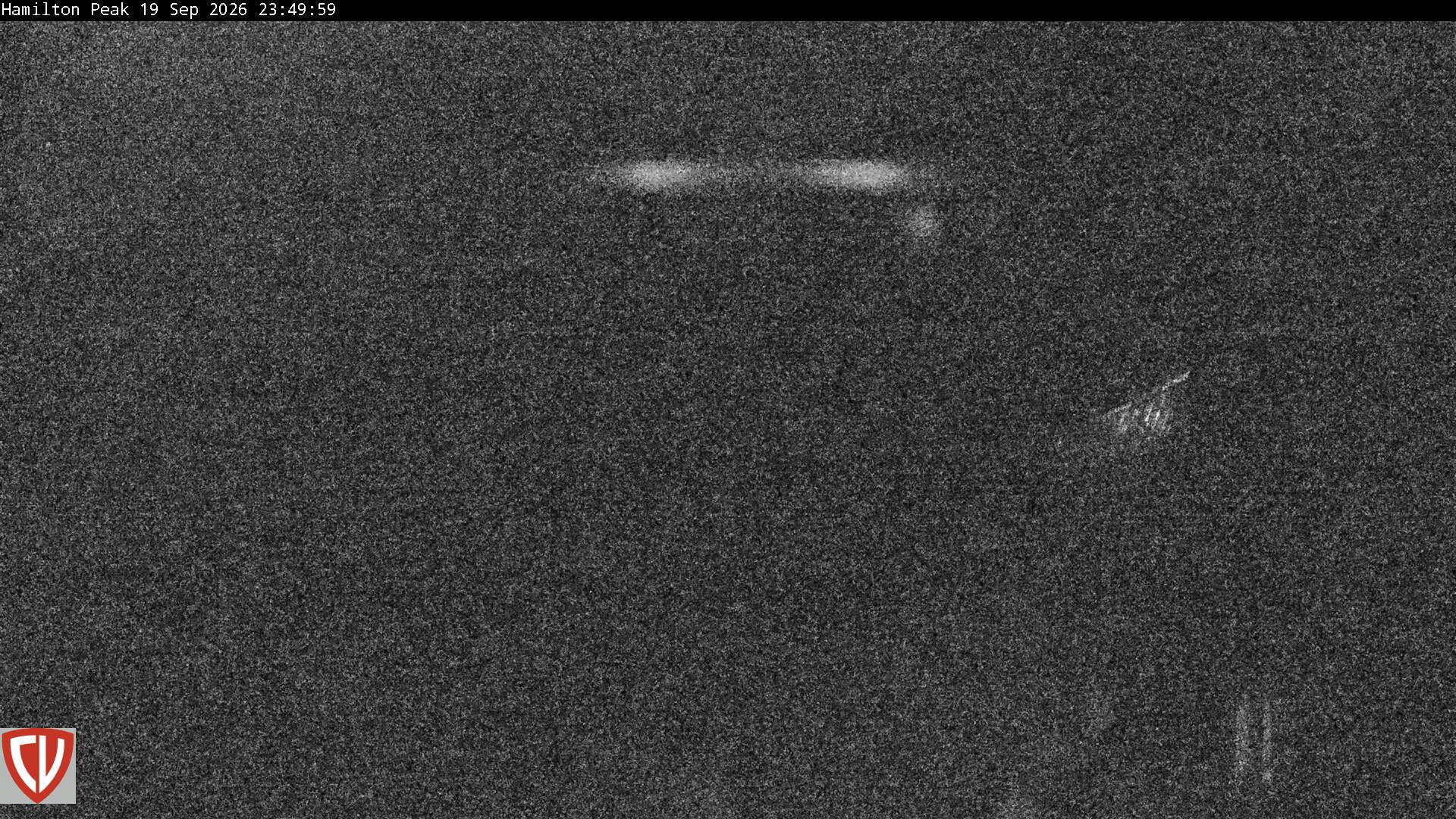 Craigieburn Valley Ngahere snow cam captured at 19 September 2026 at 11:53 pm NZST