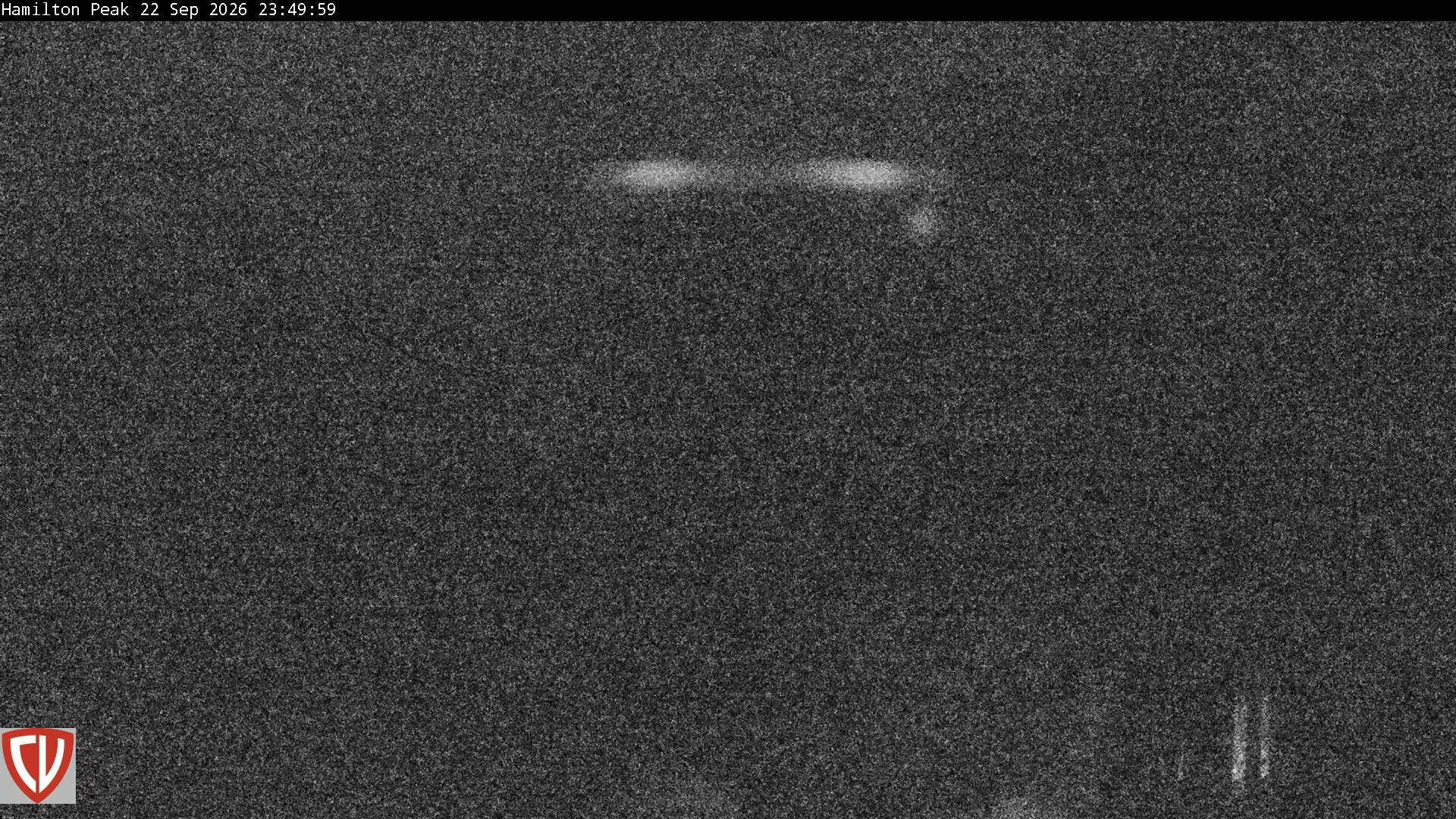 Craigieburn Valley Ngahere snow cam captured at 22 September 2026 at 11:53 pm NZST