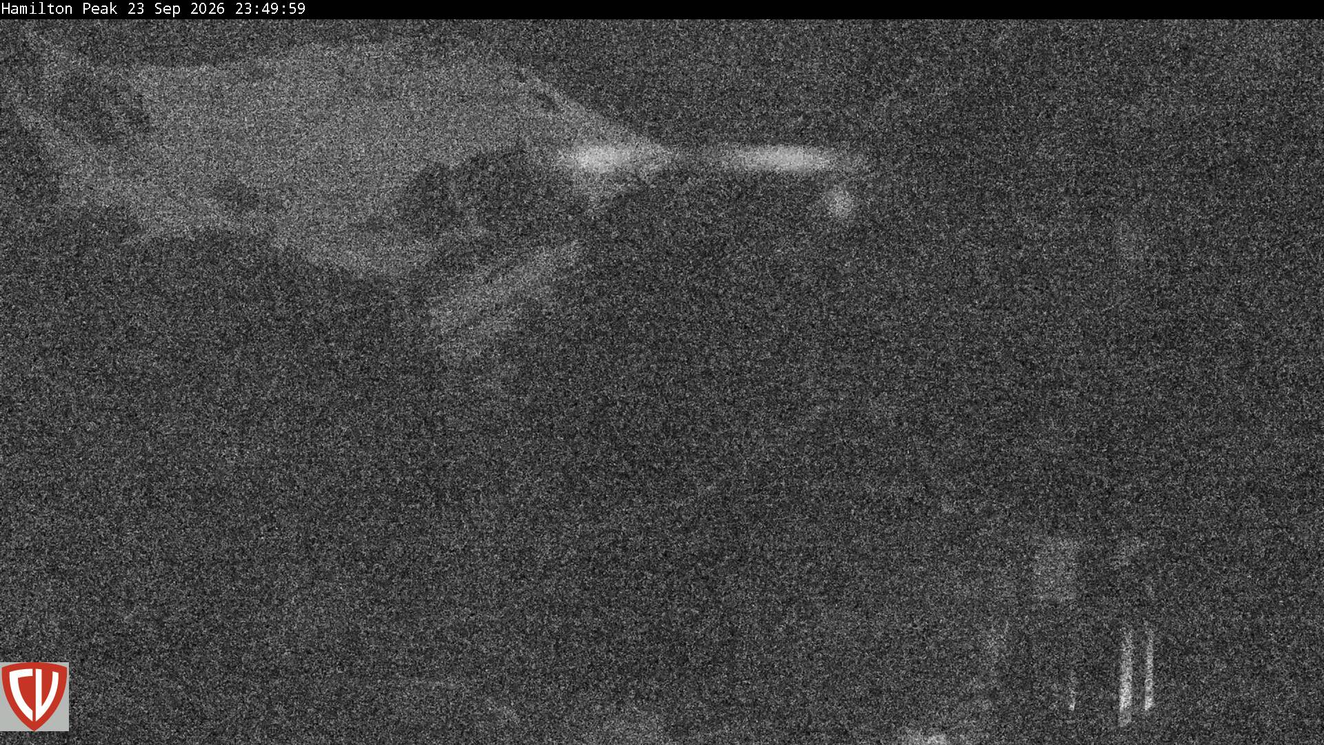 Craigieburn Valley Ngahere snow cam captured at 23 September 2026 at 11:53 pm NZST
