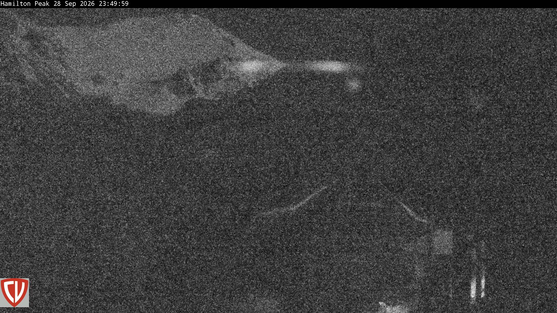 Craigieburn Valley Ngahere snow cam captured at 28 September 2026 at 11:51 pm NZDT