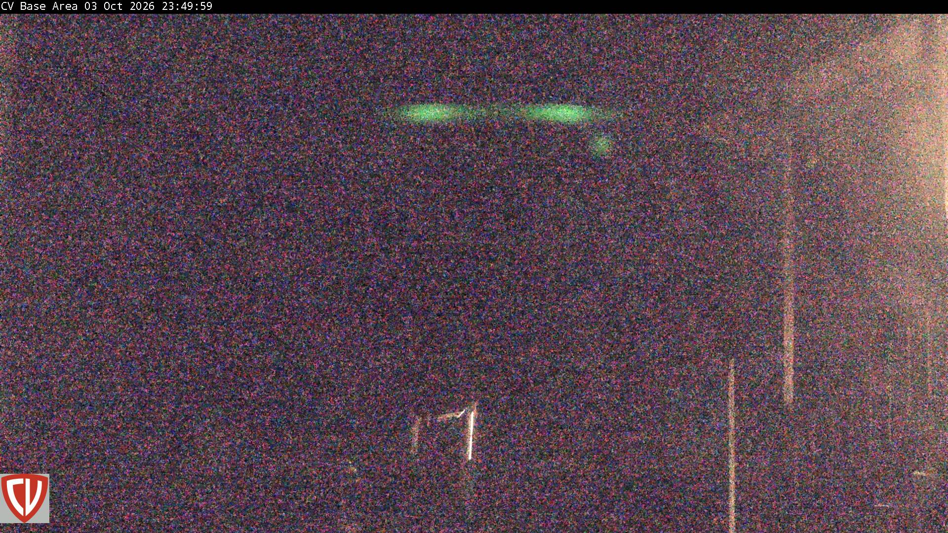 Craigieburn Valley Ngahere snow cam captured at 3 October 2026 at 11:51 pm NZDT
