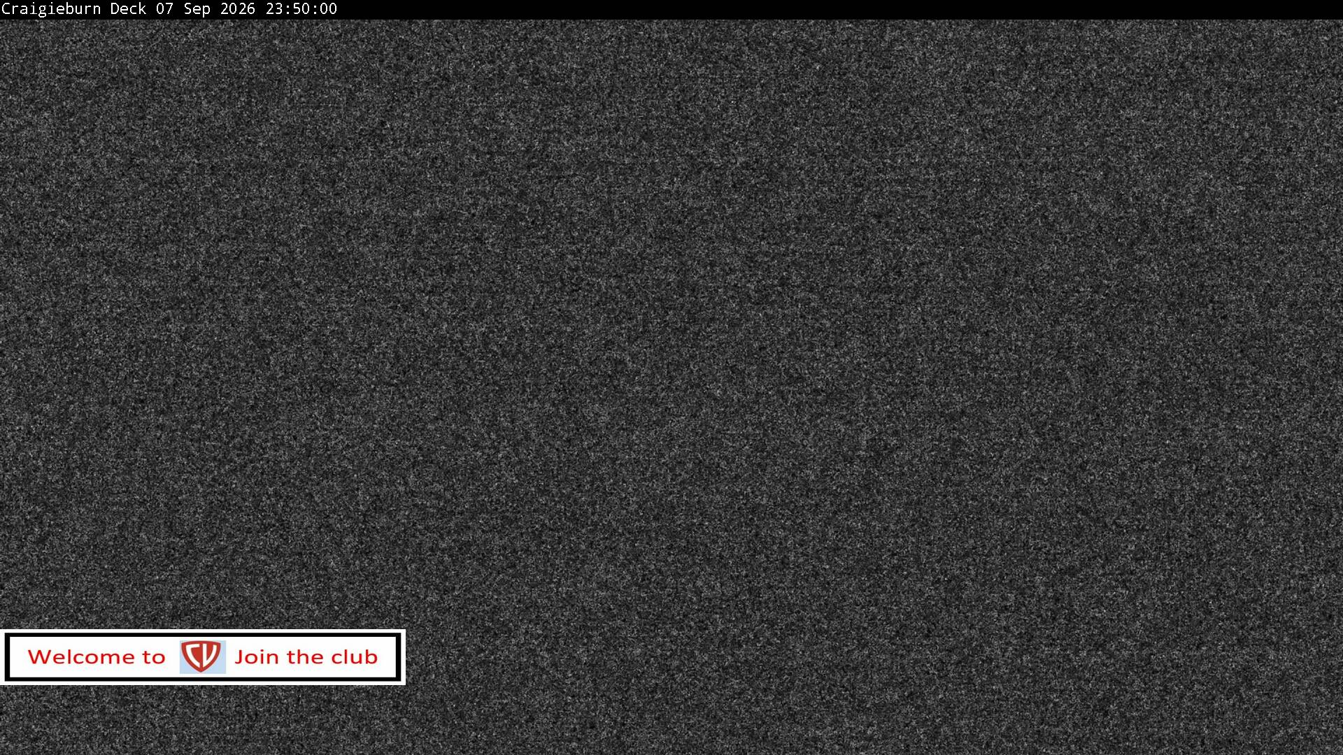 Craigieburn Valley Day Lodge snow cam captured at 7 September 2026 at 11:54 pm NZST