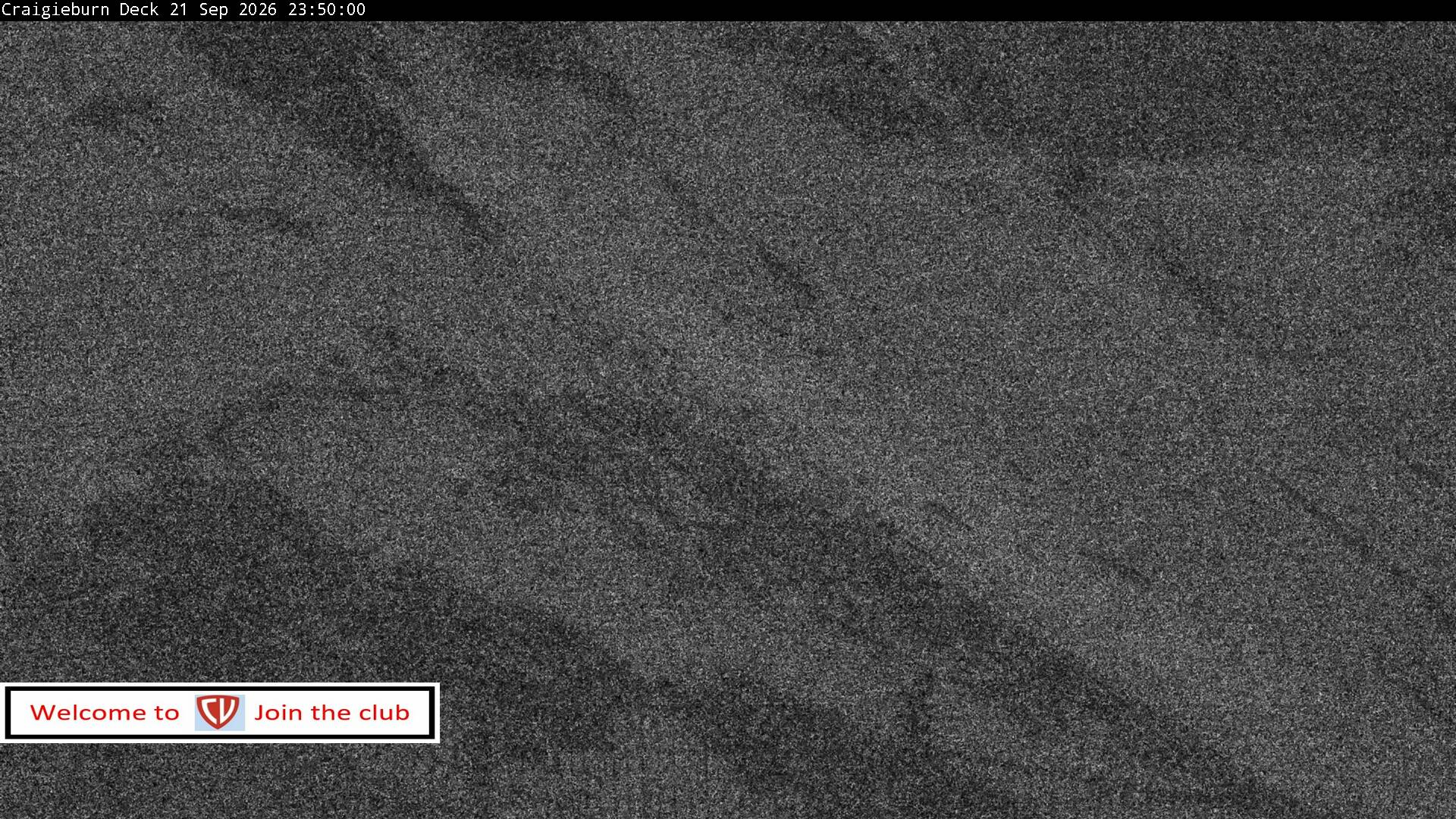 Craigieburn Valley Day Lodge snow cam captured at 21 September 2026 at 11:56 pm NZST