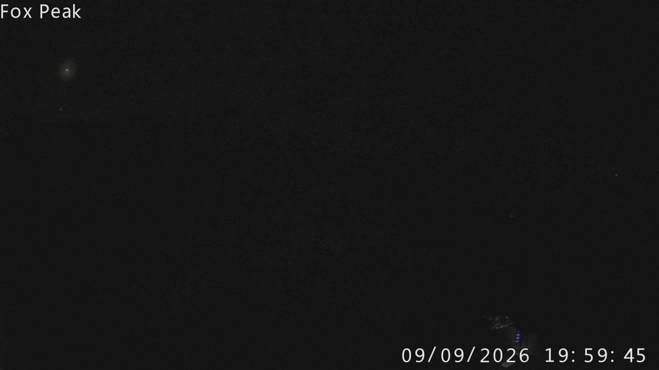 Fox Peak Learners / Meadow Shirtfront snow cam captured at 9 September 2026 at 8:06 pm NZST