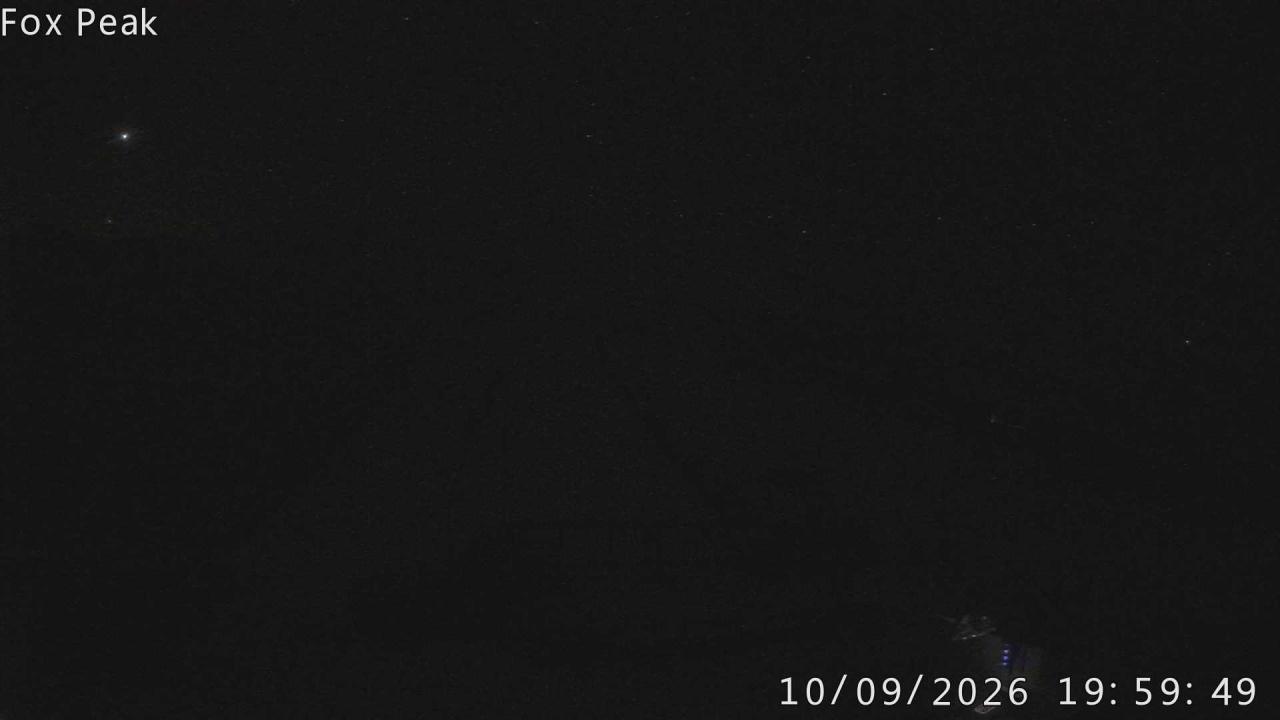 Fox Peak Learners / Meadow Shirtfront snow cam captured at 10 September 2026 at 8:05 pm NZST